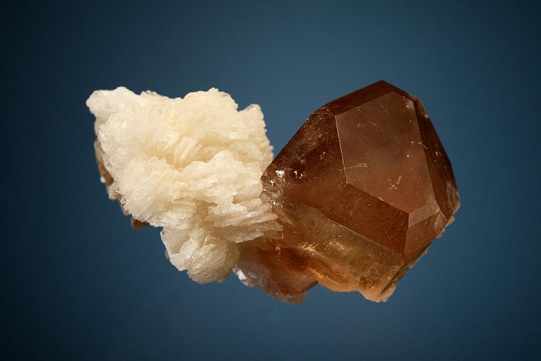 TOPAZ with ALBITE var. Cleavelandite